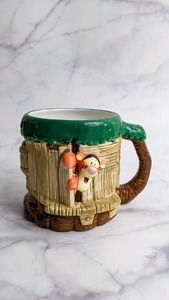 Vintage Disney 3D Tigger Tree House Coffee Mug Cup Winnie the Pooh